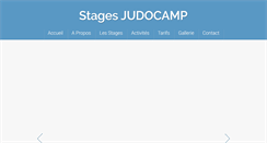 Desktop Screenshot of judocamp.fr