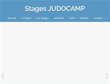 Tablet Screenshot of judocamp.fr